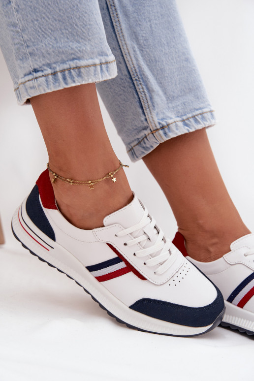 sportiniai bateliai    Baltos-tamsiai mėlynos spalvos Lorvessa