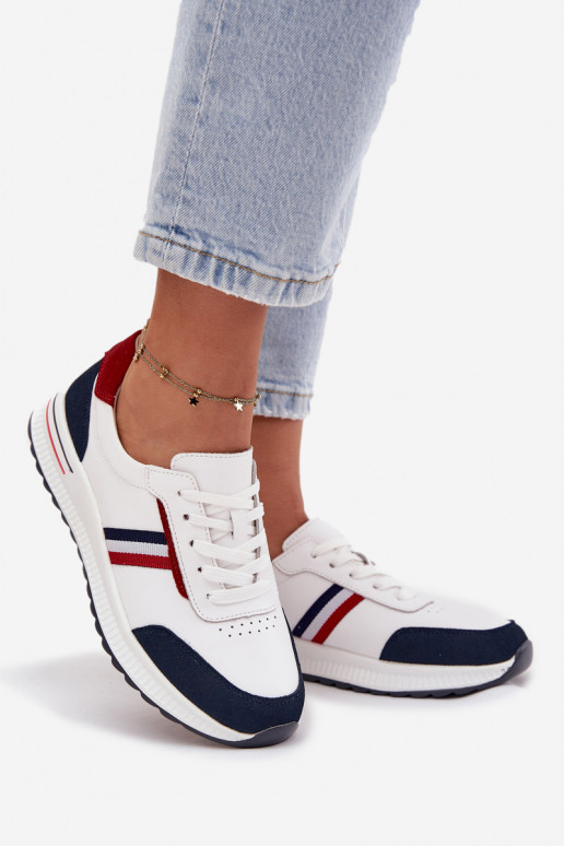 sportiniai bateliai    Baltos-tamsiai mėlynos spalvos Lorvessa