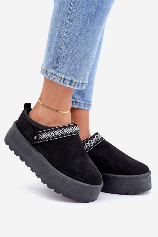 sniego batai  Haftem Juodos spalvos Selithria