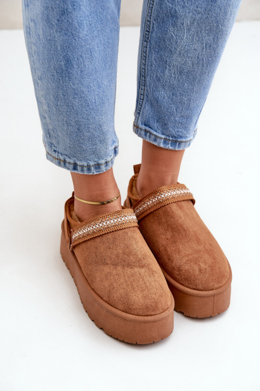 sniego batai  Haftem rudos spalvos Selithria