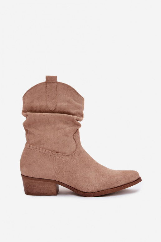 Moteriški aulinukai žemu kulniuku  smėlio spalvos Adena Moteriški aulinukai žemu kulniuku  smėlio spalvos Adena