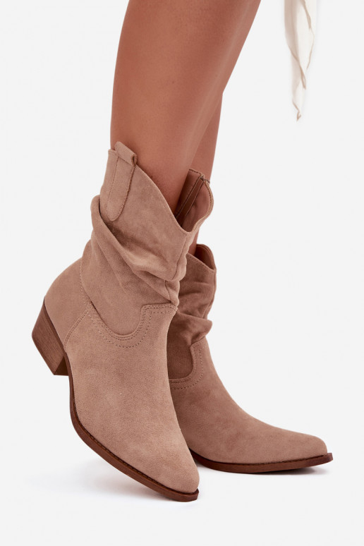 Moteriški aulinukai žemu kulniuku  smėlio spalvos Adena Moteriški aulinukai žemu kulniuku  smėlio spalvos Adena