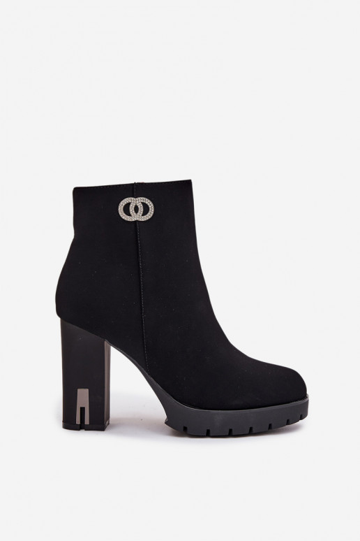 pašiltinti Moteriški aulinukai  Detalem Juodos spalvos Vessara pašiltinti Moteriški aulinukai  Detalem Juodos spalvos Vessara