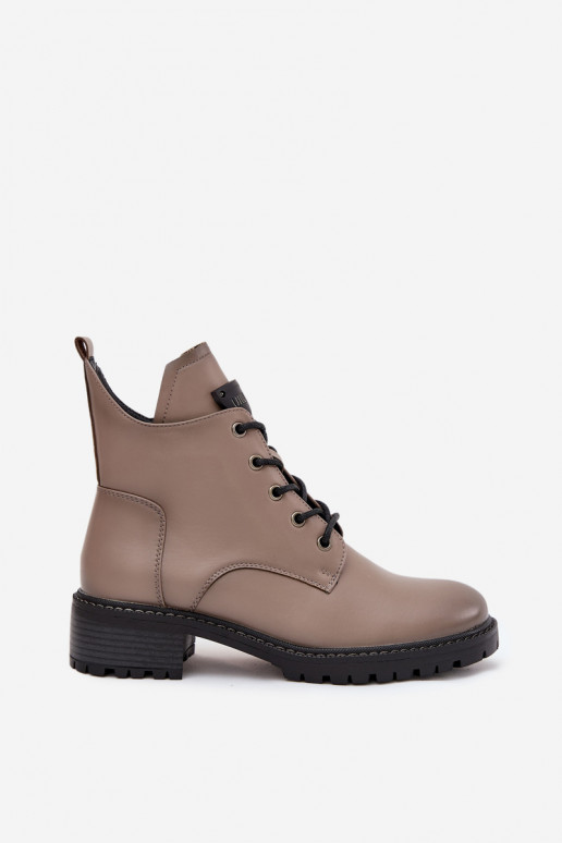 pašiltinti Moteriški aulinukai  Vinceza 58609 pilkos spalvos