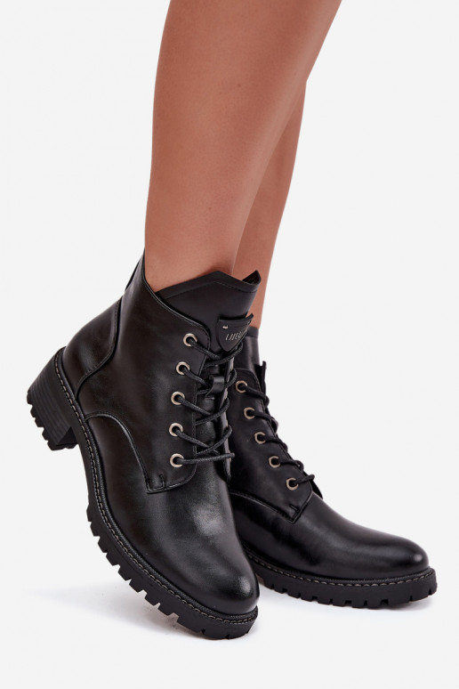 pašiltinti Moteriški aulinukai  Vinceza 58609 Juodos spalvos