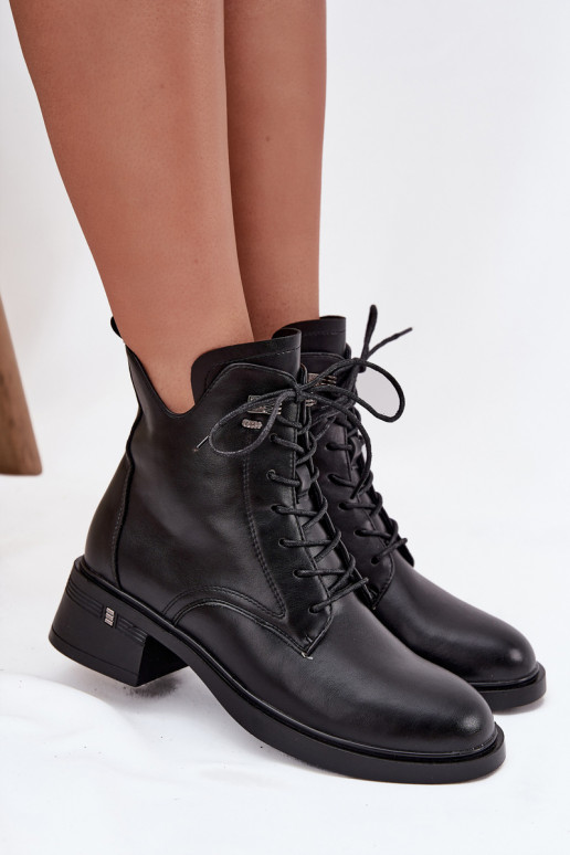 pašiltinti Moteriški aulinukai  Vinceza 58602 Juodos spalvos