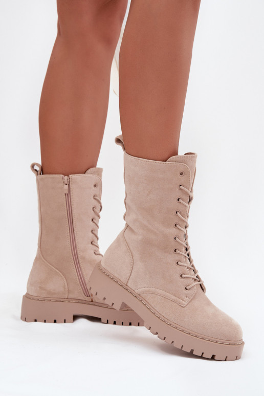 aulinukai  pašiltinti smėlio spalvos Marvielle aulinukai  pašiltinti smėlio spalvos Marvielle