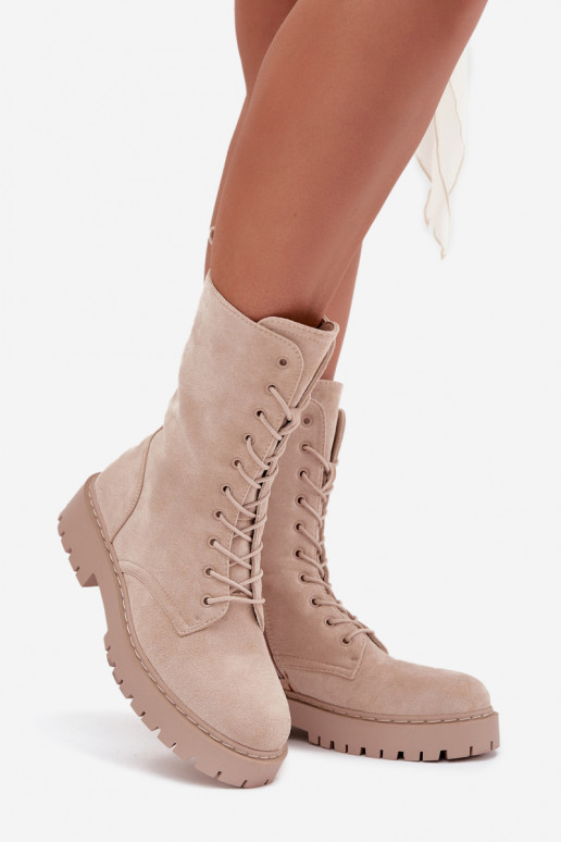 aulinukai  pašiltinti smėlio spalvos Marvielle aulinukai  pašiltinti smėlio spalvos Marvielle