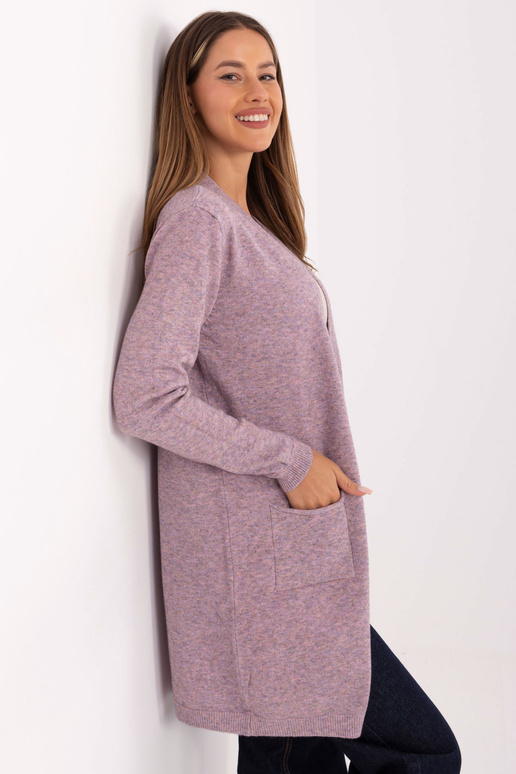 Kardigan tamsiai rožinė spalva