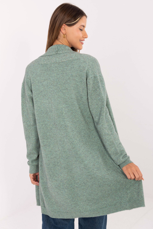Mėtinės spalvos kardiganas