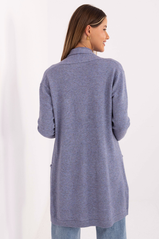 Šviesiai violetinis kardiganas