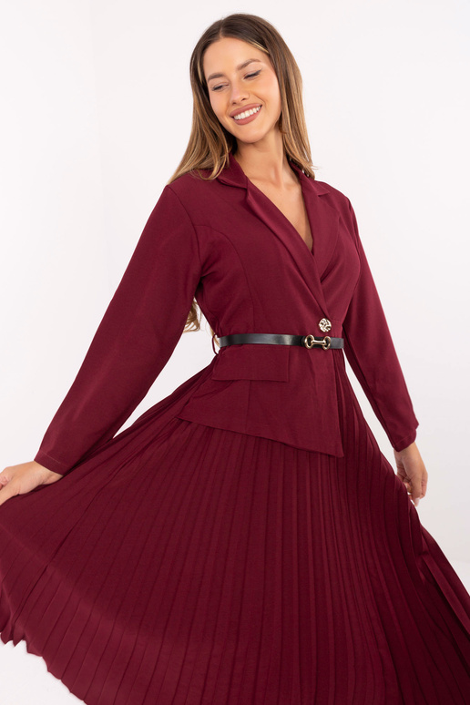 Suknelė bordo spalvos