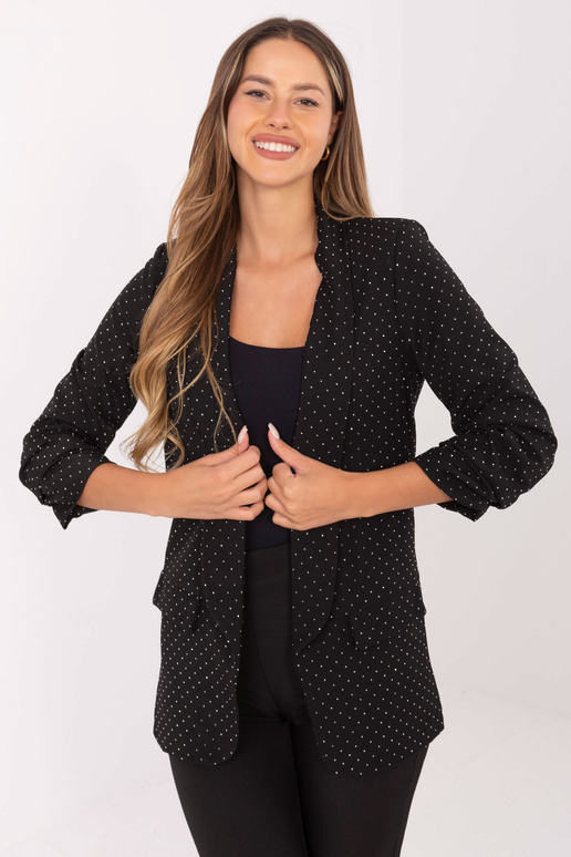 Švarkas juodos spalvos