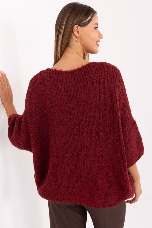 Megztinis bordo spalvos