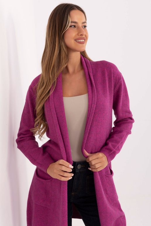 Kardiganas fuksinės spalvos