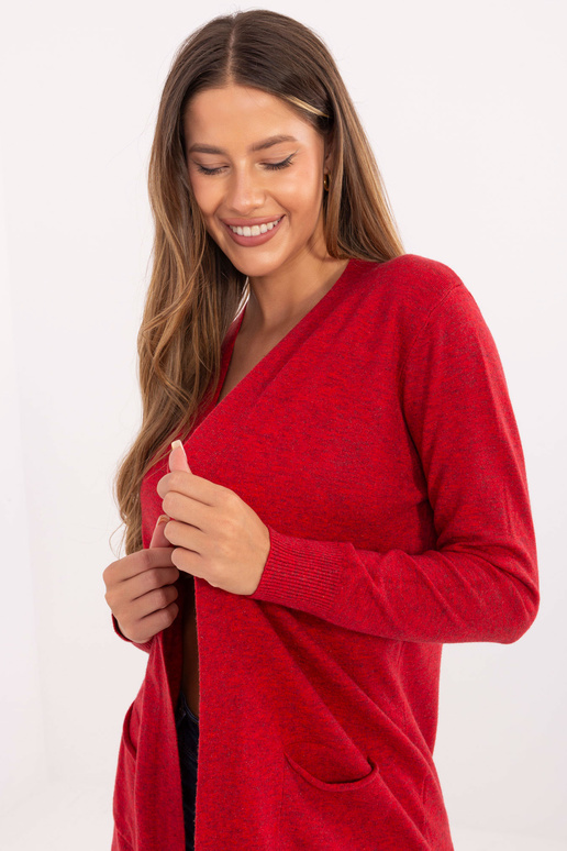 Kardiganas raudonos spalvos