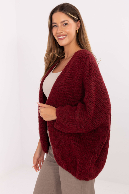Bordo spalvos megztinis