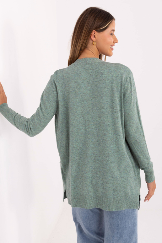 Mėtinės spalvos kardiganas