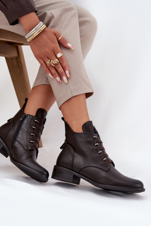  Aulinukai pašiltinti  su ornamentais rudos spalvos Nevalia