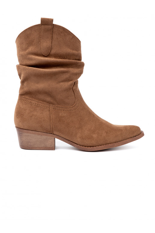 rudos spalvos moteriški batai o klasycznym kroju rudos spalvos moteriški batai o klasycznym kroju