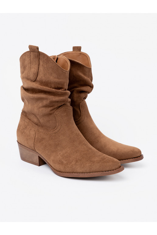 rudos spalvos moteriški batai o klasycznym kroju rudos spalvos moteriški batai o klasycznym kroju