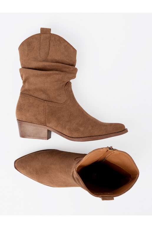 rudos spalvos moteriški batai o klasycznym kroju rudos spalvos moteriški batai o klasycznym kroju