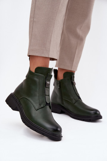 pašiltinti Moteriški aulinukai   Detalem chaki spalvos Roselle