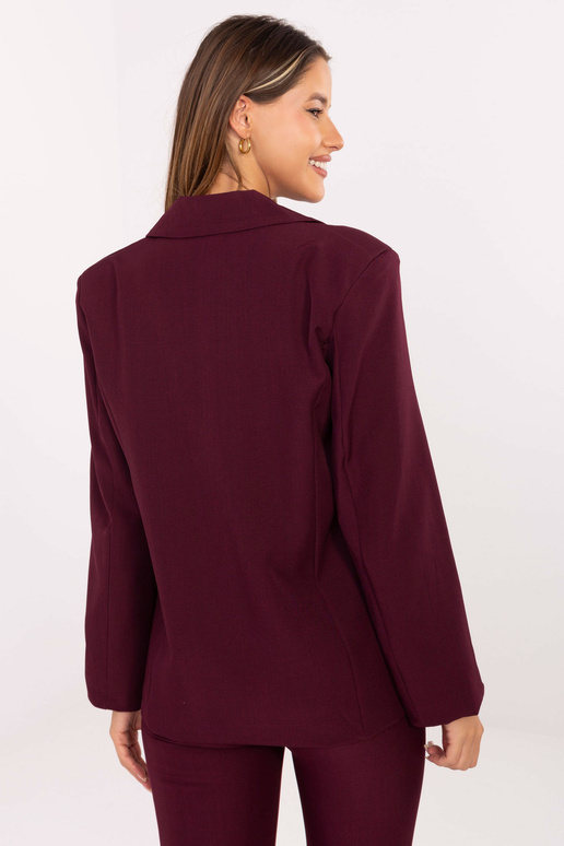 Vyriško stiliaus švarkas - bordinis