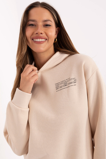 Šviesiai smėlinis džemperis