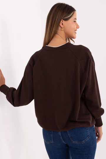 Tamsiai rudas džemperis 2