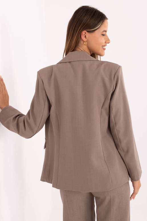 Tamsiai smėlinės spalvos švarkas