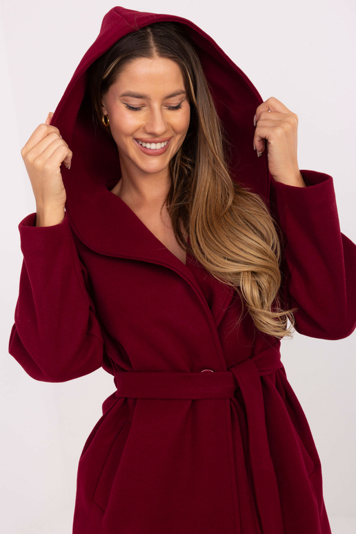 Paltas bordo spalvos