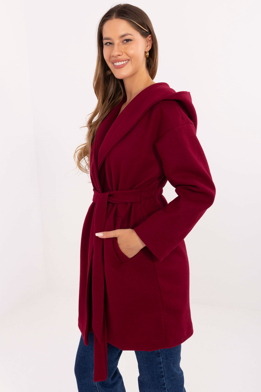 Paltas bordo spalvos