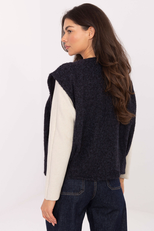 Tamsiai mėlynos spalvos liemenė