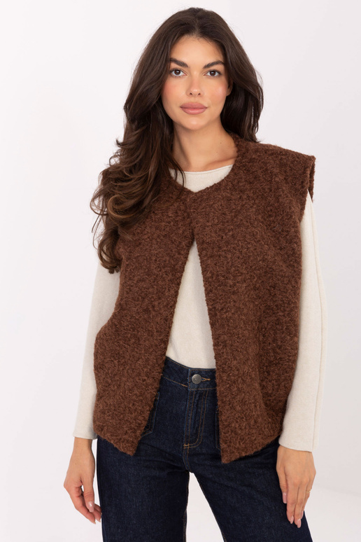 Rudos spalvos liemenė