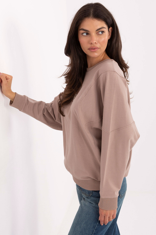 Tamsiai smėlinės spalvos džemperis