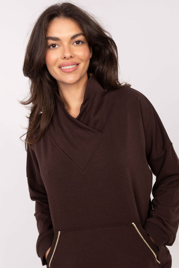 Džemperis - tamsiai rudas 2