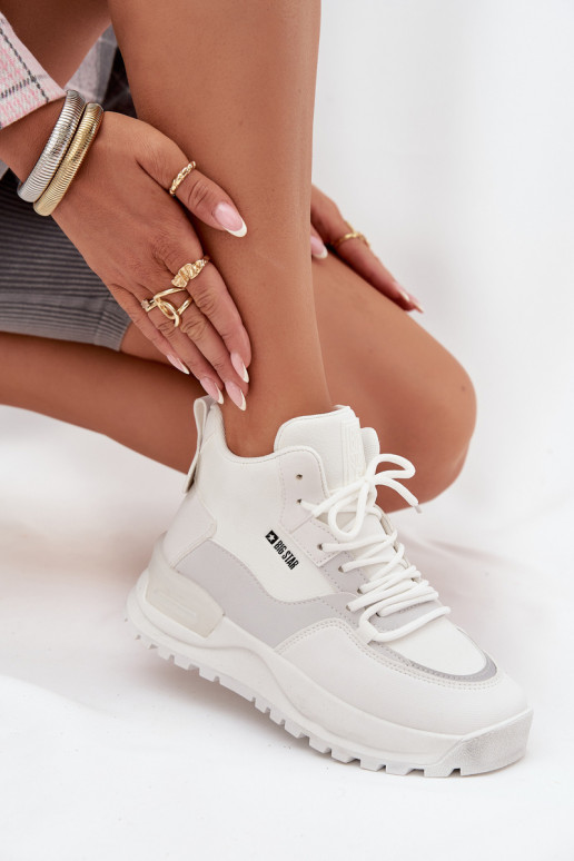 sportiniai bateliai  su platforma Big Star SS274510 baltos spalvos