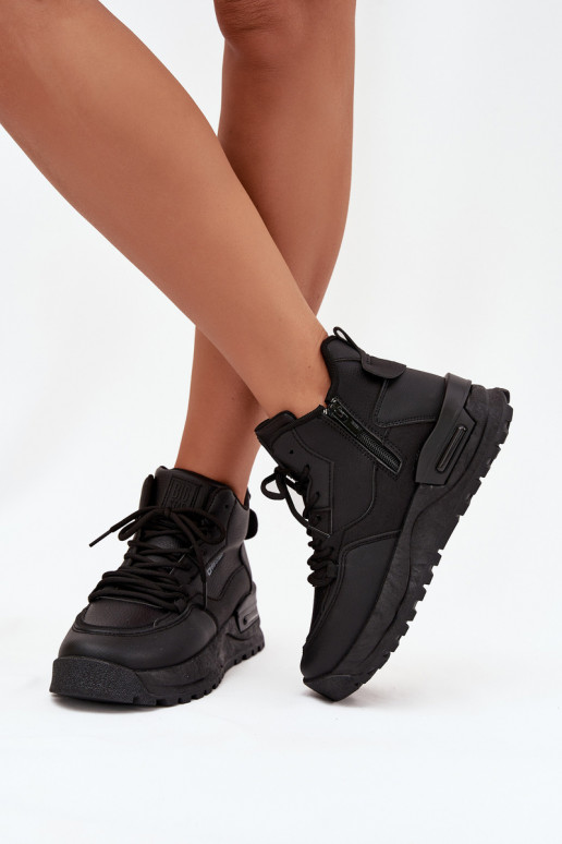 sportiniai bateliai  su platforma Big Star SS274509 Juodos spalvos