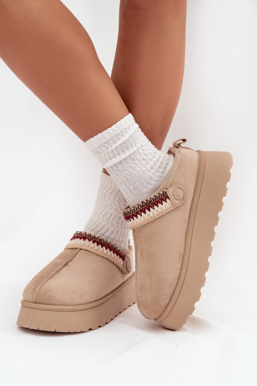 sniego batai  Z Ruchomym em I Haftem su platforma dramblio kaulo spalvos Lyrisse sniego batai  Z Ruchomym em I Haftem su platforma dramblio kaulo spalvos Lyrisse