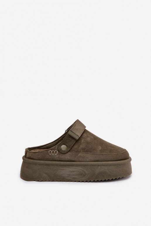 sniego batai  su platforma Z su limpančiu užsegimuem chaki spalvos Jorielle sniego batai  su platforma Z su limpančiu užsegimuem chaki spalvos Jorielle