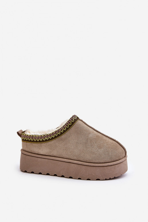 sniego batai  su platforma pašiltinti su kailiuku viduje žalios spalvos Remenia