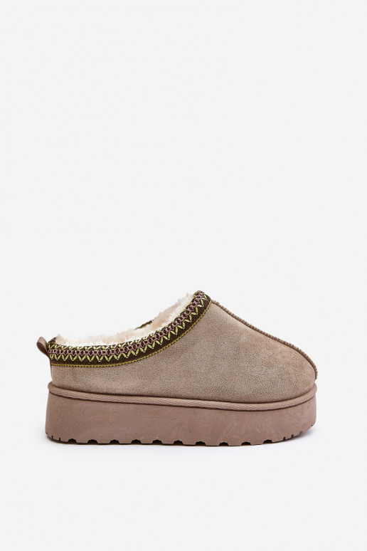 sniego batai  su platforma pašiltinti su kailiuku viduje žalios spalvos Remenia