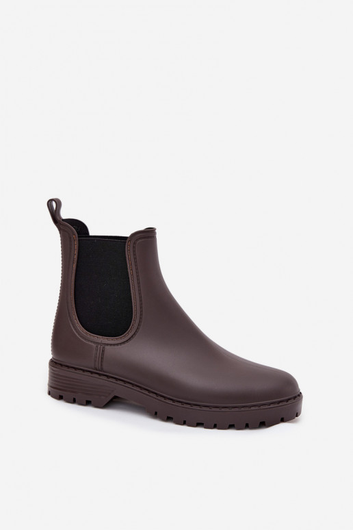 Guminiai batai  Z Elastycznymi Wstawkami Czekoladowe Ciariel Guminiai batai  Z Elastycznymi Wstawkami Czekoladowe Ciariel