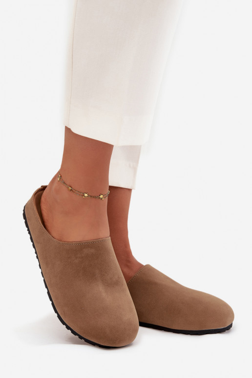 Šlepetės   su platforma smėlio spalvos Sylviane