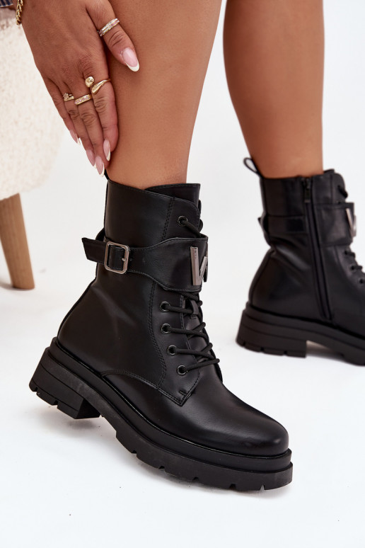 aulinukai  Eko   su dekoruotais kulnais Juodos spalvos Ylianne aulinukai  Eko   su dekoruotais kulnais Juodos spalvos Ylianne