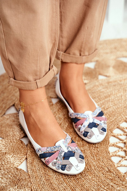  Balerinos   baltos spalvos 01358-21