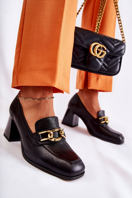   Bateliai su grandinėlėmis Laura Messi 2515 Juodos spalvos