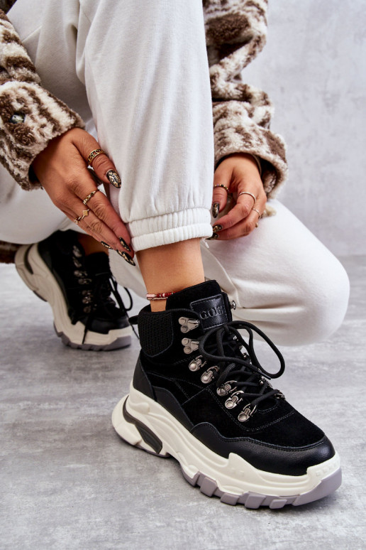   sportiniai bateliai GOE KK2N4098 Juodos spalvos