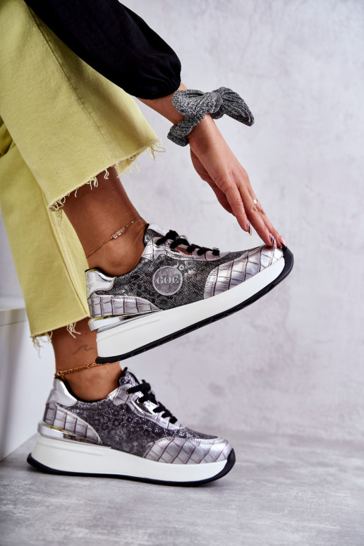  sportiniai bateliai  GOE KK2N4083 sidabro spalvos